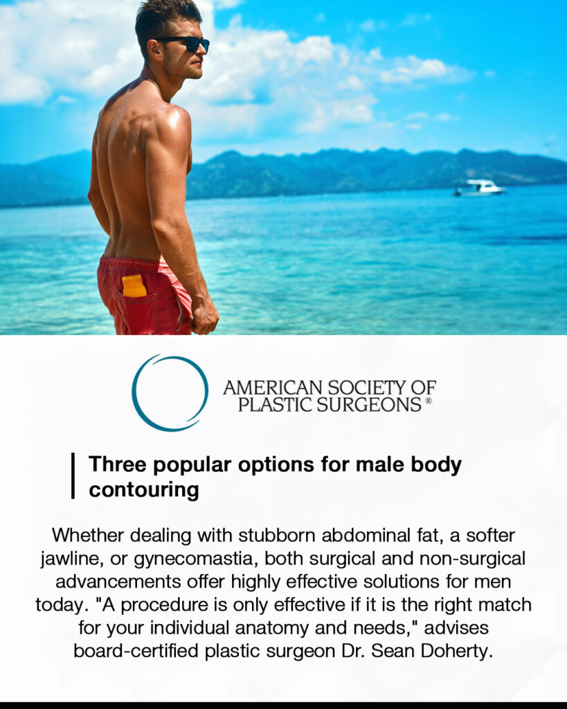 Three popular options for male body contouring
