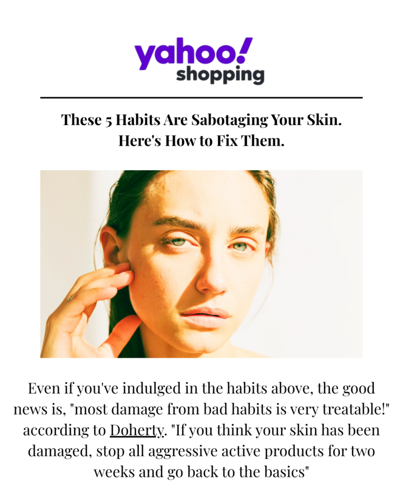 Experts say these 5 habits are sabotaging your skin. Here's how to fix them