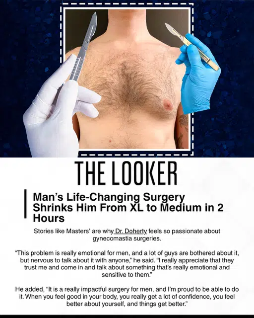 Man’s Life-Changing Surgery Shrinks Him From XL to Medium in 2 Hours